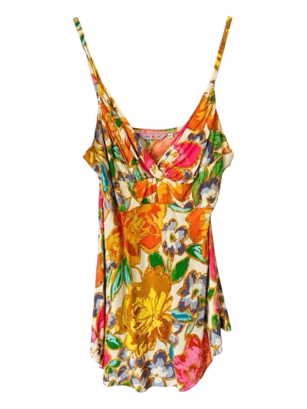 Jams World Ginger Floral Tank Top Size XL